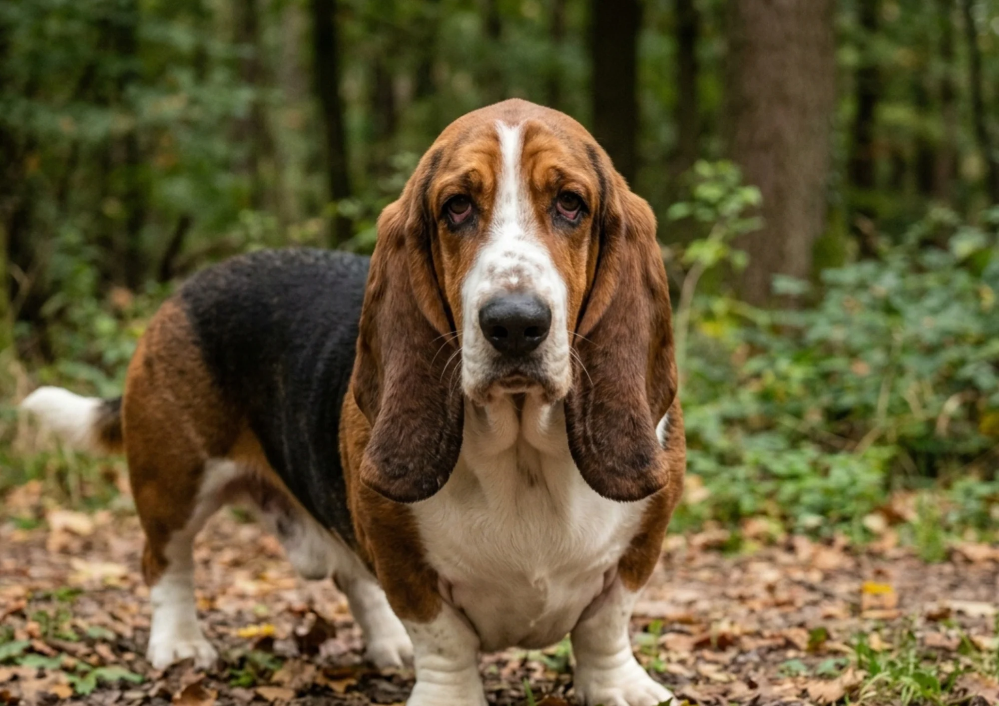 Chien de race Basset Hound